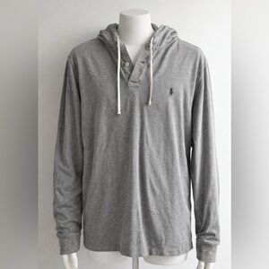 Ralph Lauren Gray Hooded Sweatshirt